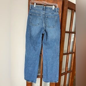 High Waisted Straight Jeans